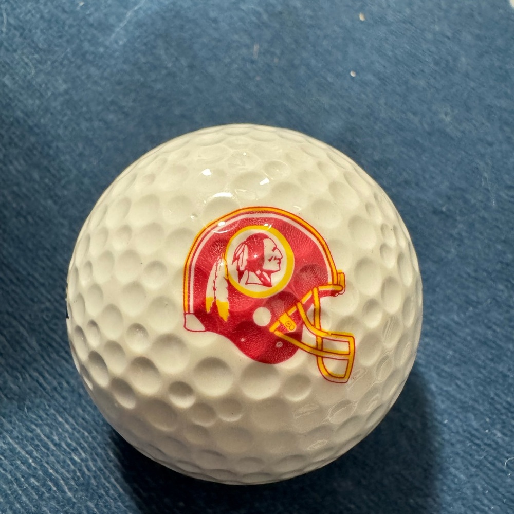 Golf Ball w/ Logo - NFL Football - Washington Redskins